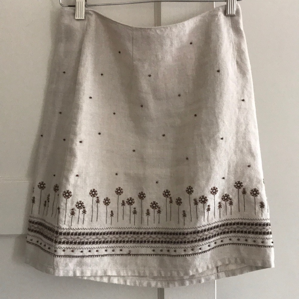 Beige skirt